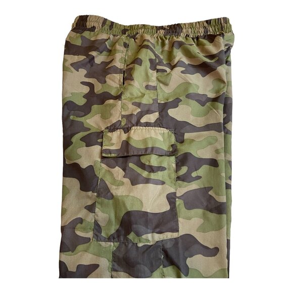 Isaac Morris IML Womens Large Camouflage Cargo Pants Elastic Waist & Drawstring - Picture 6 of 8